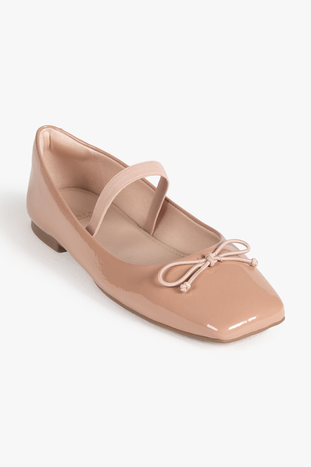 Sapatilha Feminina Bico Quadrado Mundial Johanna Bege 4