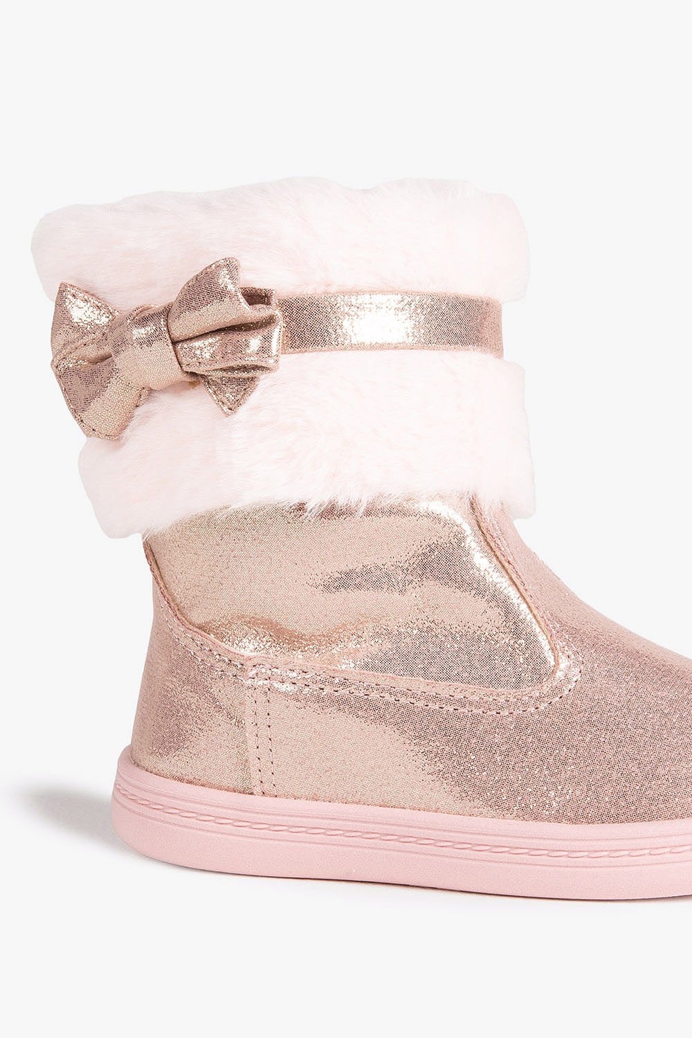 Bota Infantil Cano Curto Molekinha Rayla Rosa 2