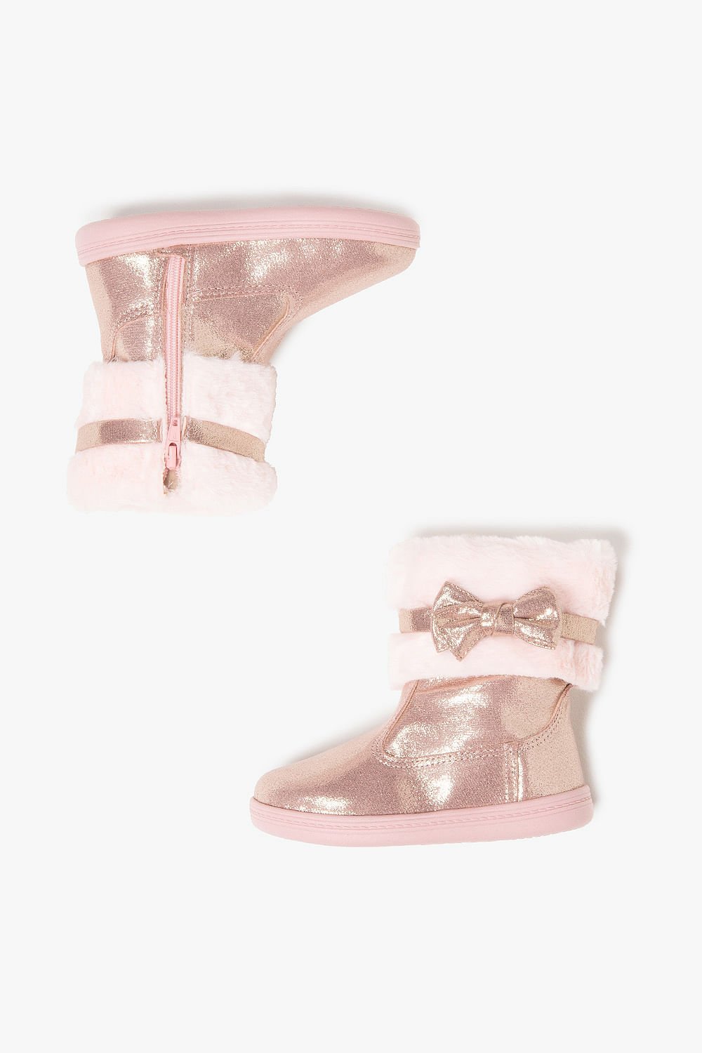 Bota Infantil Cano Curto Molekinha Rayla Rosa 3