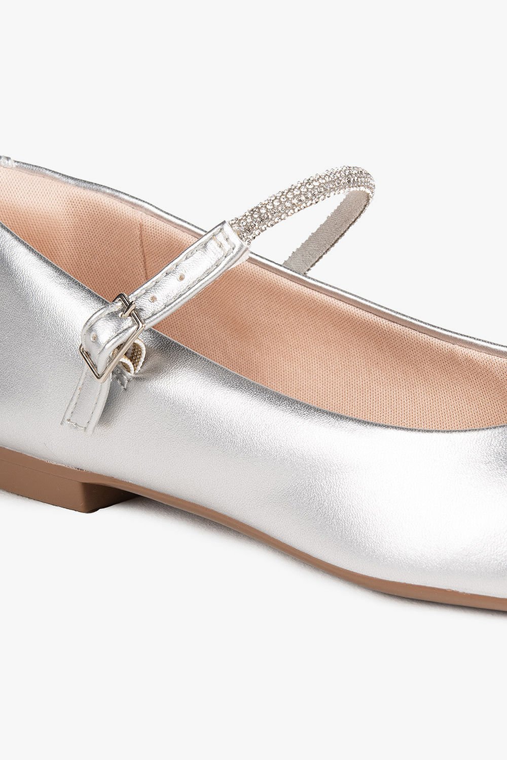 Sapatilha Feminina Tiras Mundial Marthina Prata 2