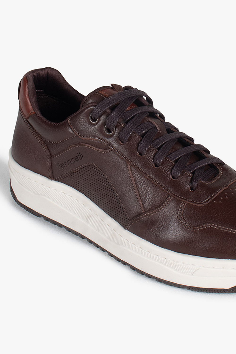 Tênis Masculino Ferricelli SLT + Leve Marrom 2