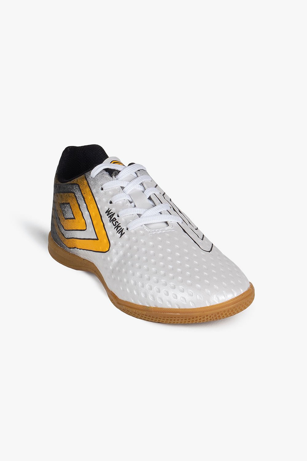 Chuteira Infantil Futsal Umbro Warskin Branco 4