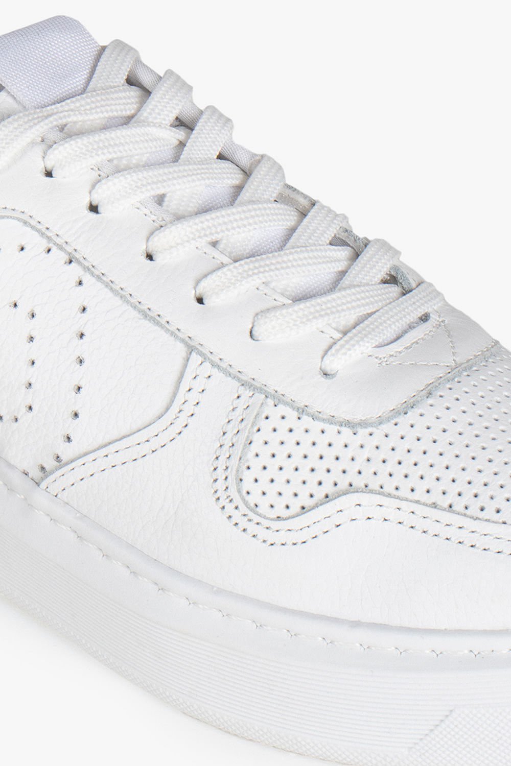 Tênis Masculino Da Rua Oxford Leather Branco 2