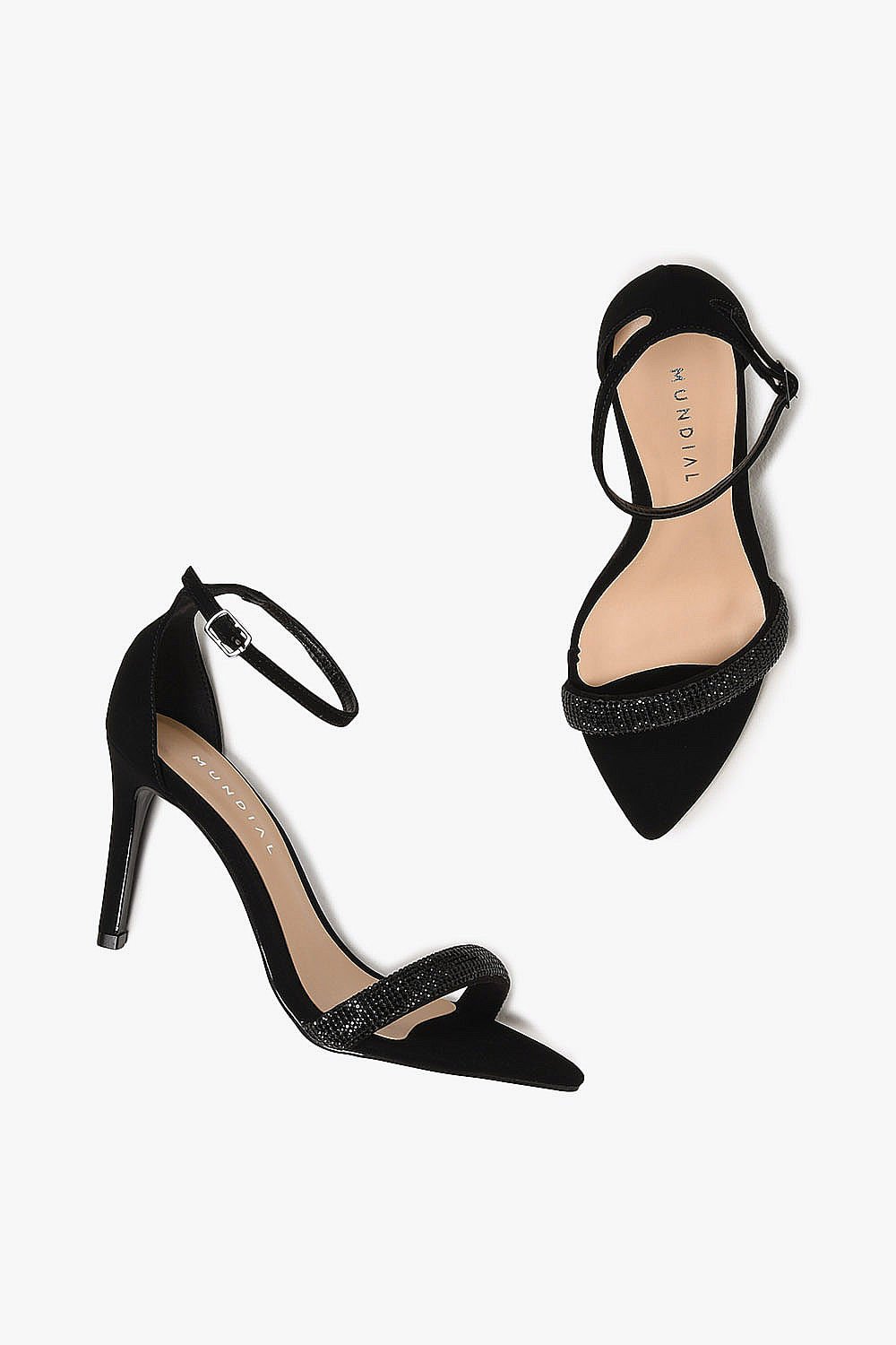 Sandália Feminina Salto Alto Mundial Endora Preto 3