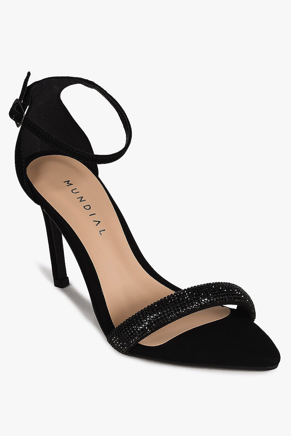 Sandália Feminina Salto Alto Mundial Endora Preto 4