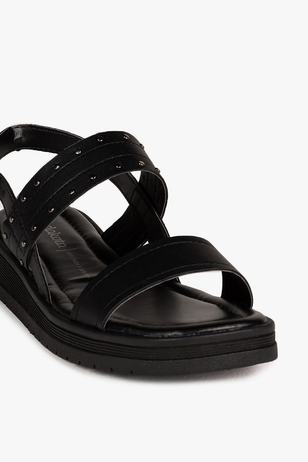 Sandália Feminina Flatform Dakota Adrieida Preto 4