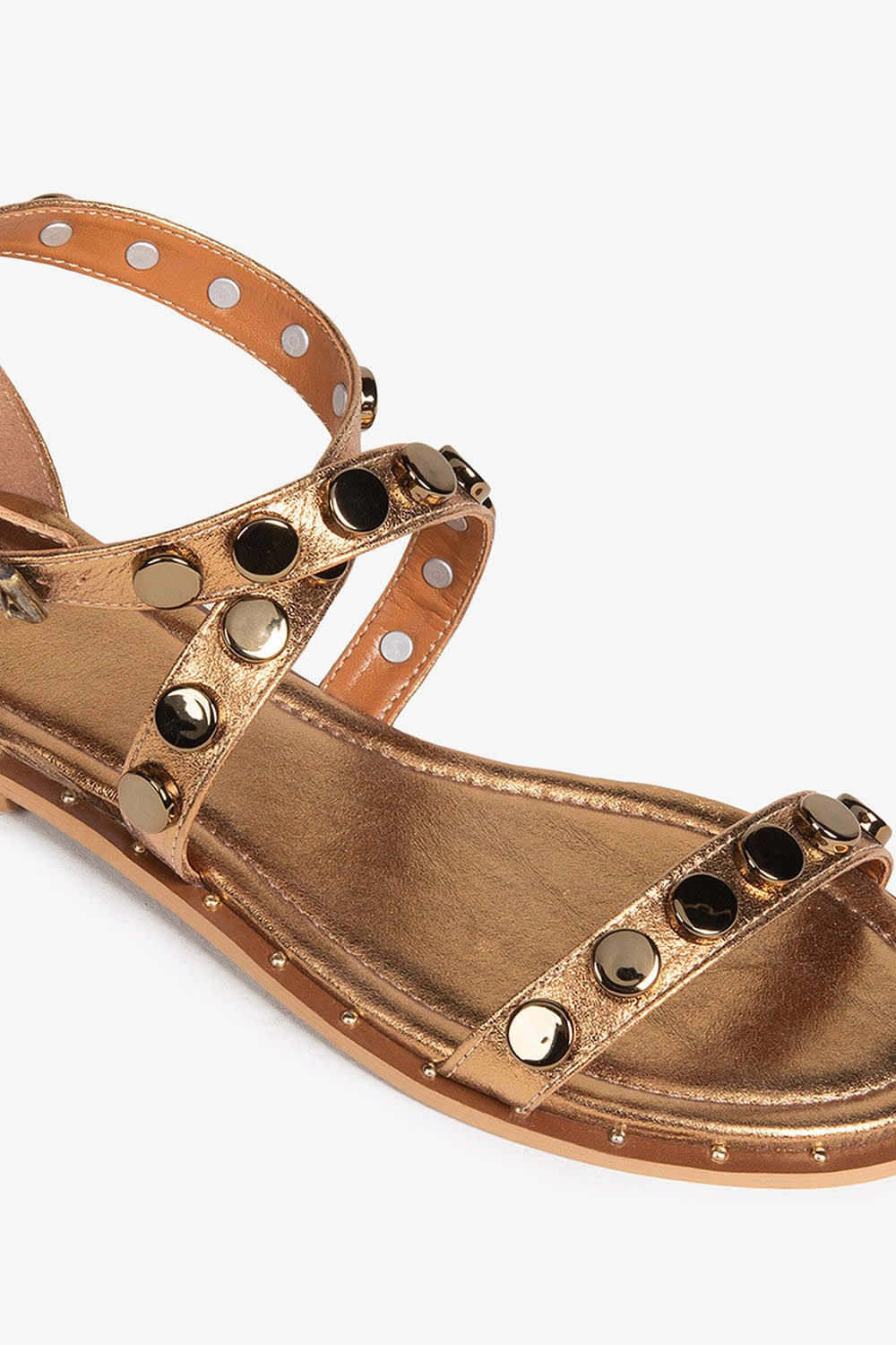 Sandália Feminina Rasteira Mundial Keddy Dourado 2