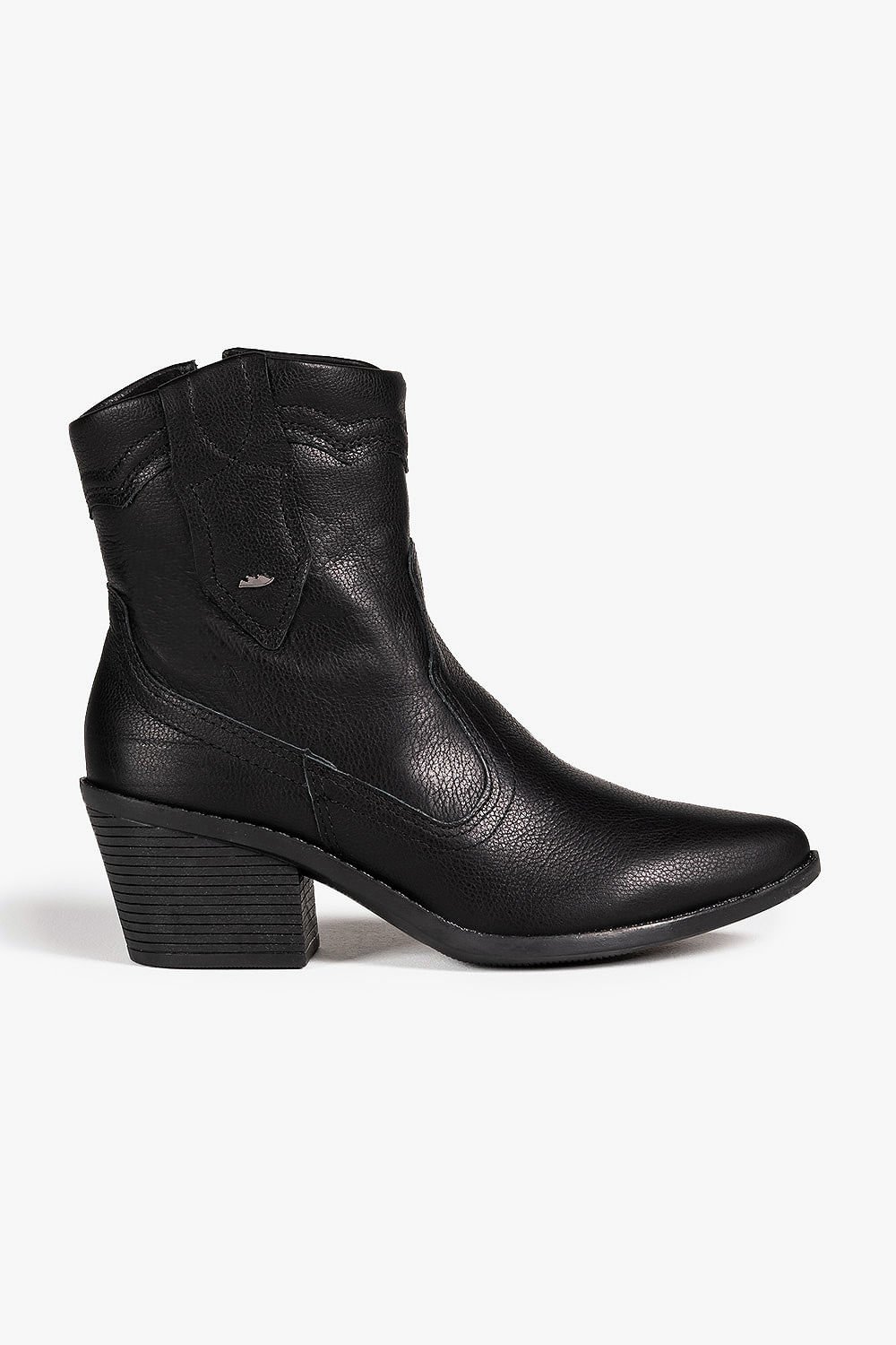 Bota Texana Feminina Cano Curto Dakota Catarina Preto 1