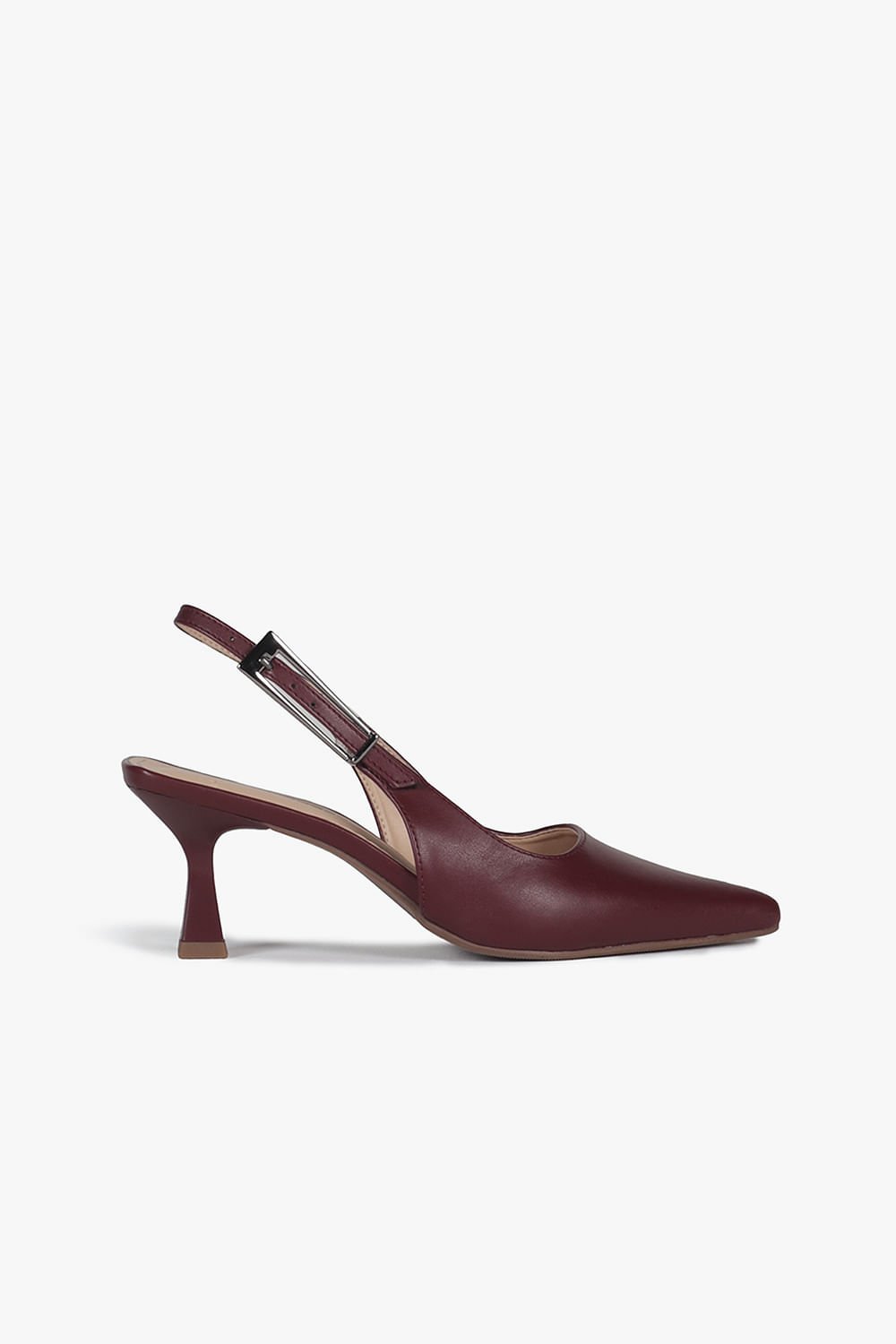 Sapato Feminino Slingback Salto Alto Mundial Joane Vermelho 1