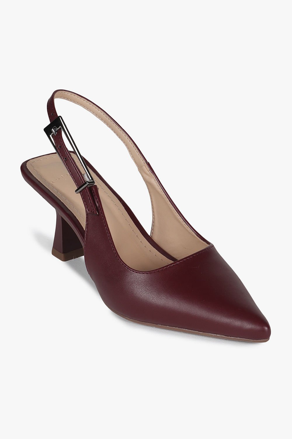 Sapato Feminino Slingback Salto Alto Mundial Joane Vermelho 4