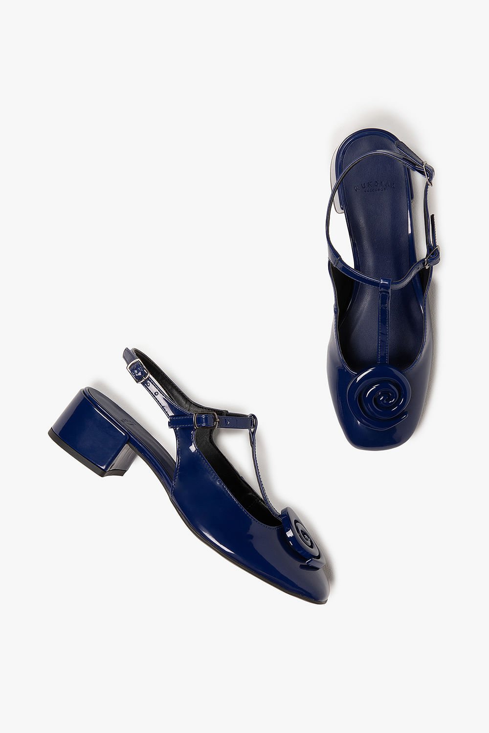 Sapato Feminino Slingback Mundial Seleste Azul 3