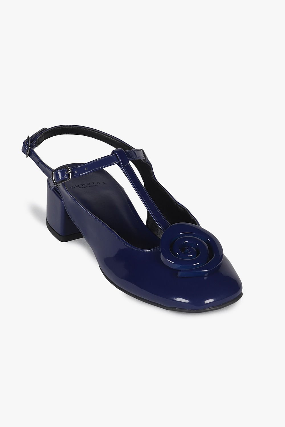 Sapato Feminino Slingback Mundial Seleste Azul 4