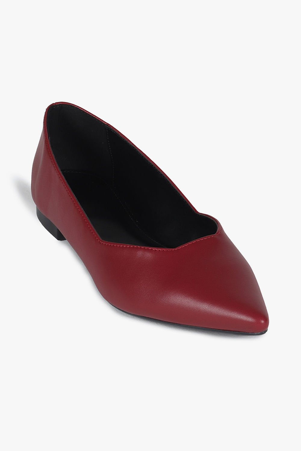 Sapatilha Feminina Bico Fino Mundial Jolene Bordô 2