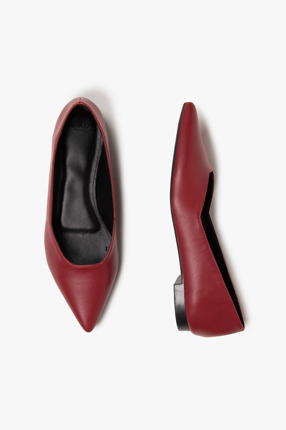 Sapatilha Feminina Bico Fino Mundial Jolene Bordô 3