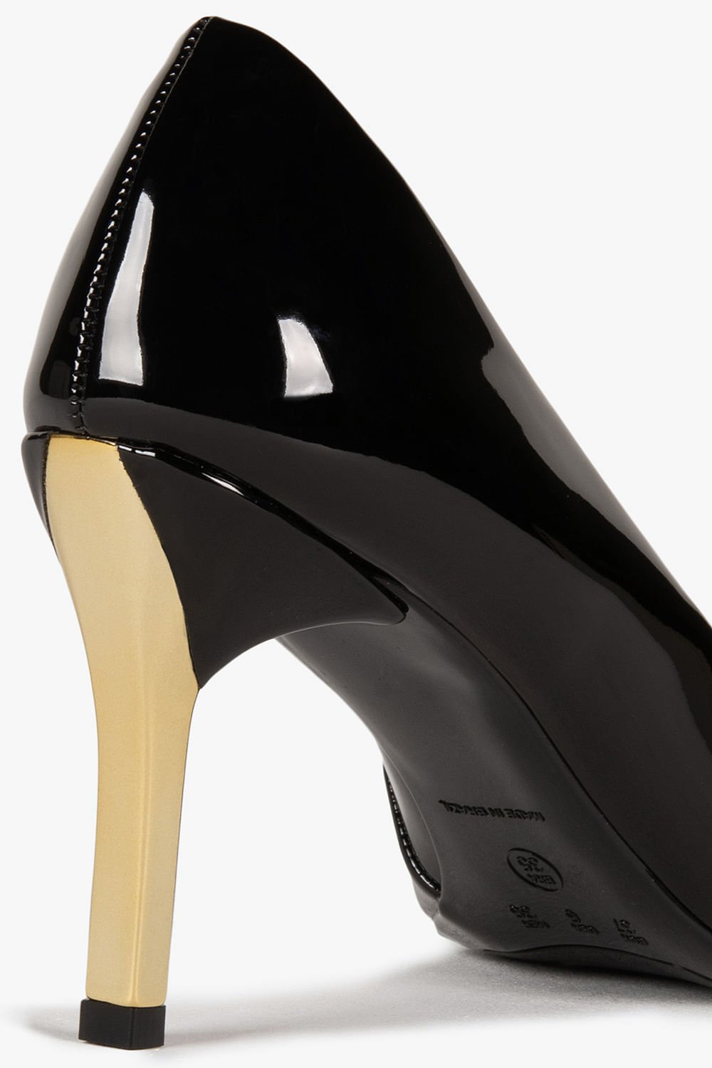 Scarpin Feminino Salto Alto Mundial Kirsten Preto 7