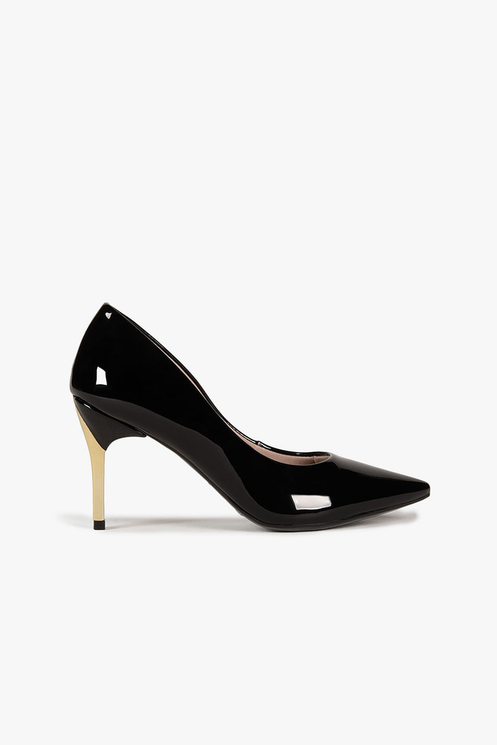 Scarpin Feminino Salto Alto Mundial Kirsten Preto 2