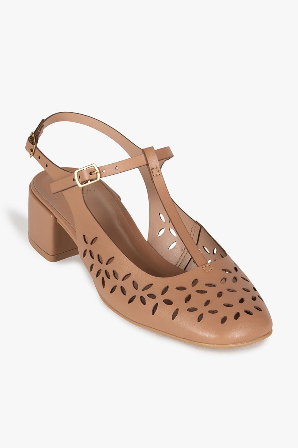 Sapato Feminino Slingback Mundial Chani Bege 4