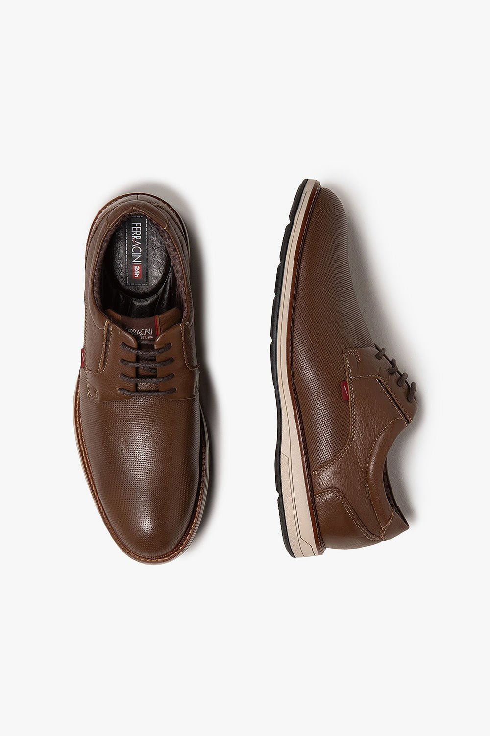Sapato Casual Masculino Ferracini Kingston Marrom 3
