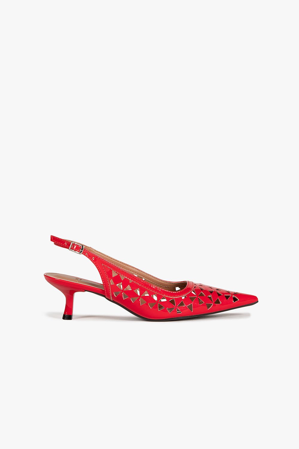 Scarpin Feminino Slingback Mundial Simons Vermelho 1