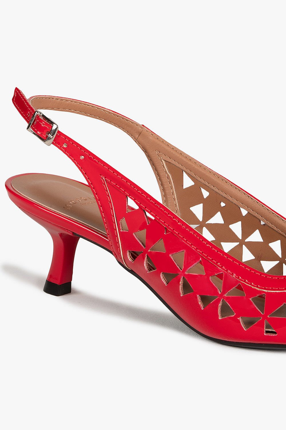 Scarpin Feminino Slingback Mundial Simons Vermelho 2