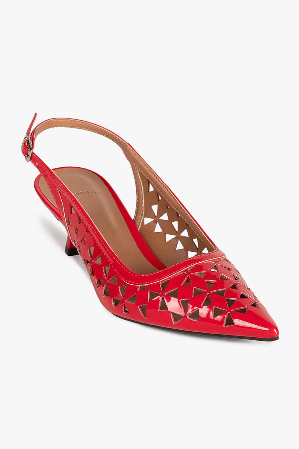 Scarpin Feminino Slingback Mundial Simons Vermelho 4
