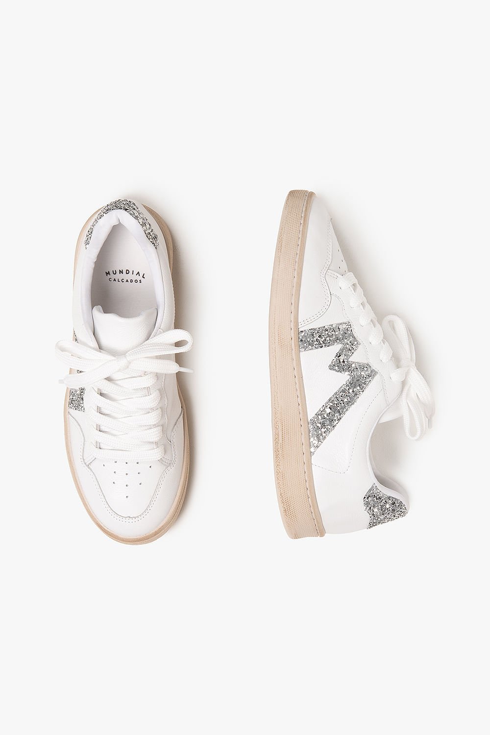 Tênis Feminino Casual Mundial Michely Branco 3