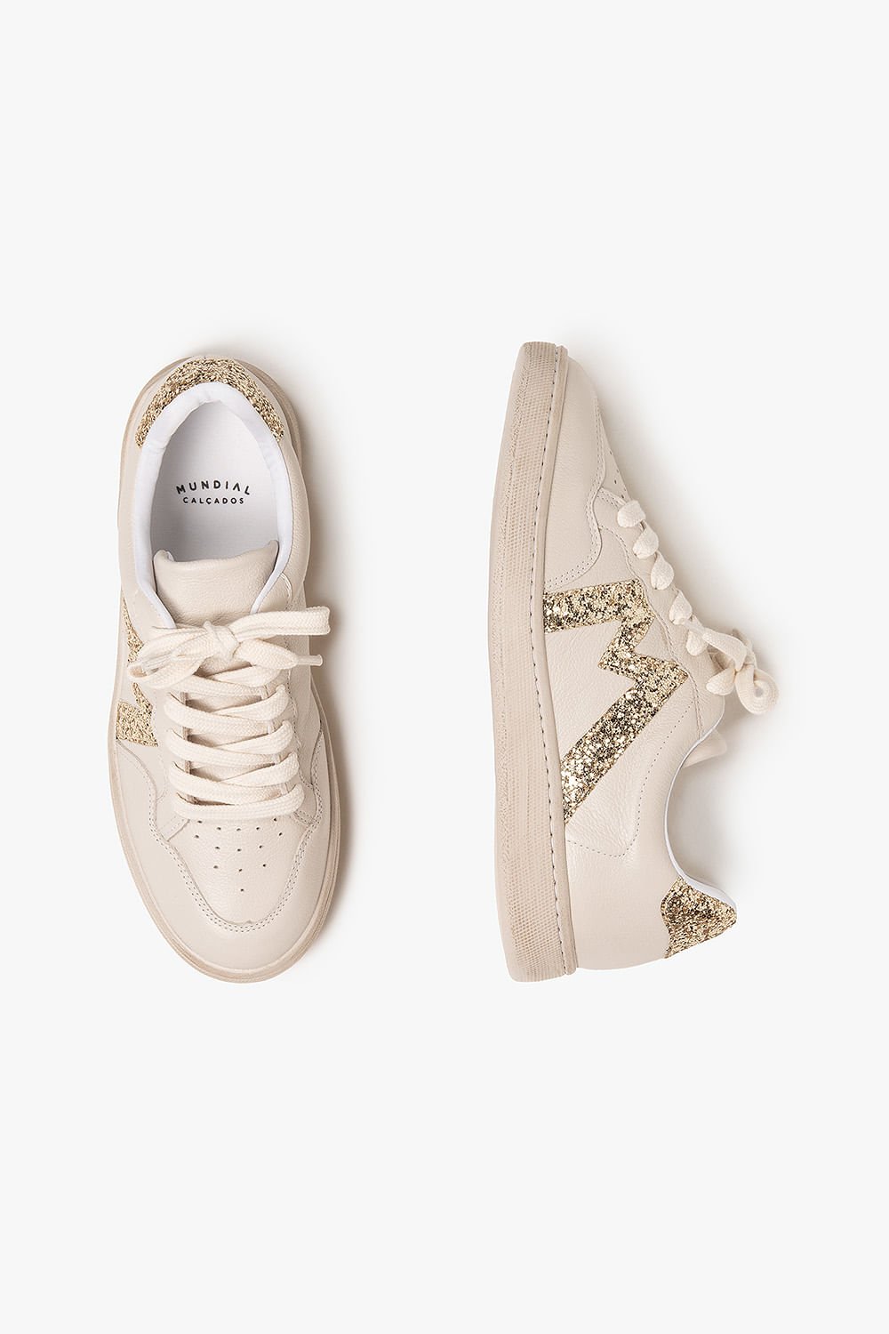 Tênis Feminino Casual Mundial Michely Branco 1