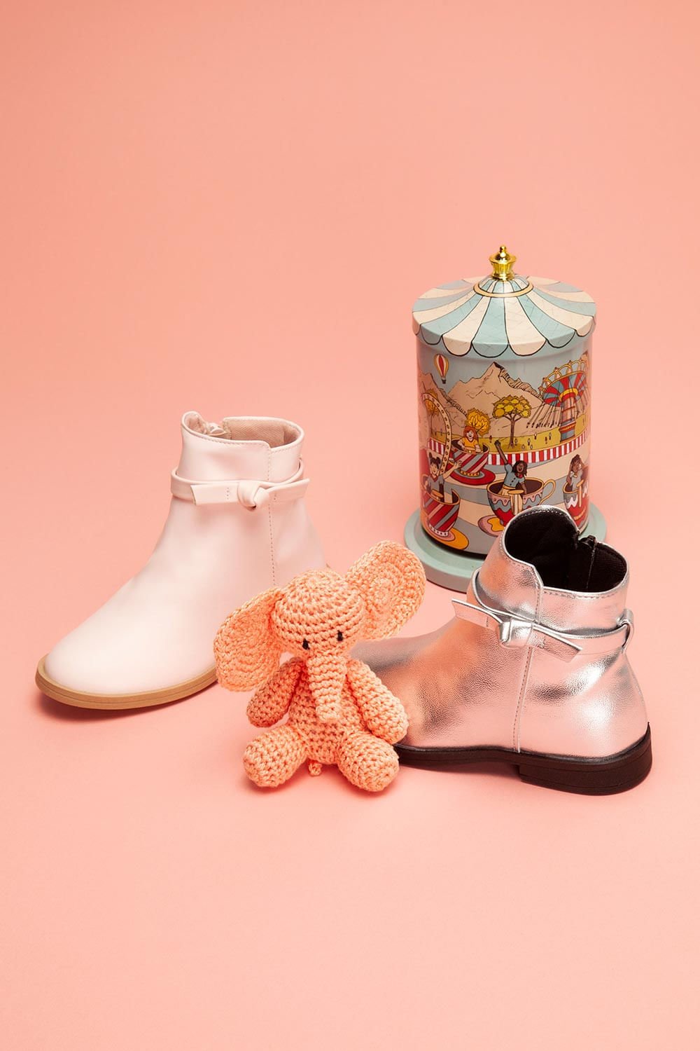 Bota Baby Infantil Cano Curto Mundial Saby Rosa 2
