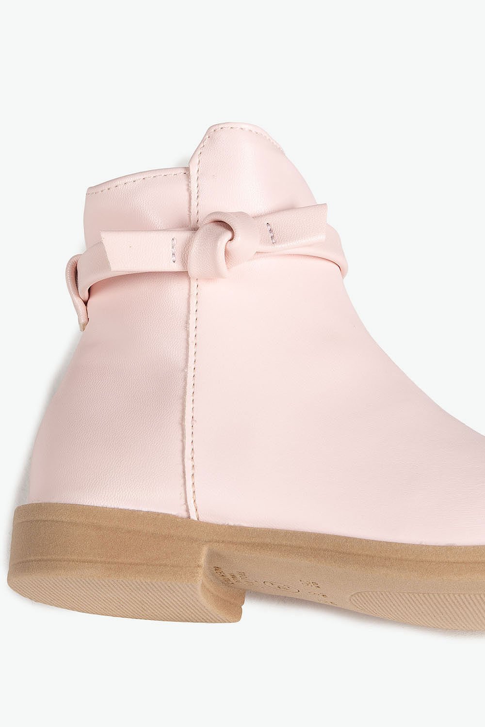 Bota Baby Infantil Cano Curto Mundial Saby Rosa 3
