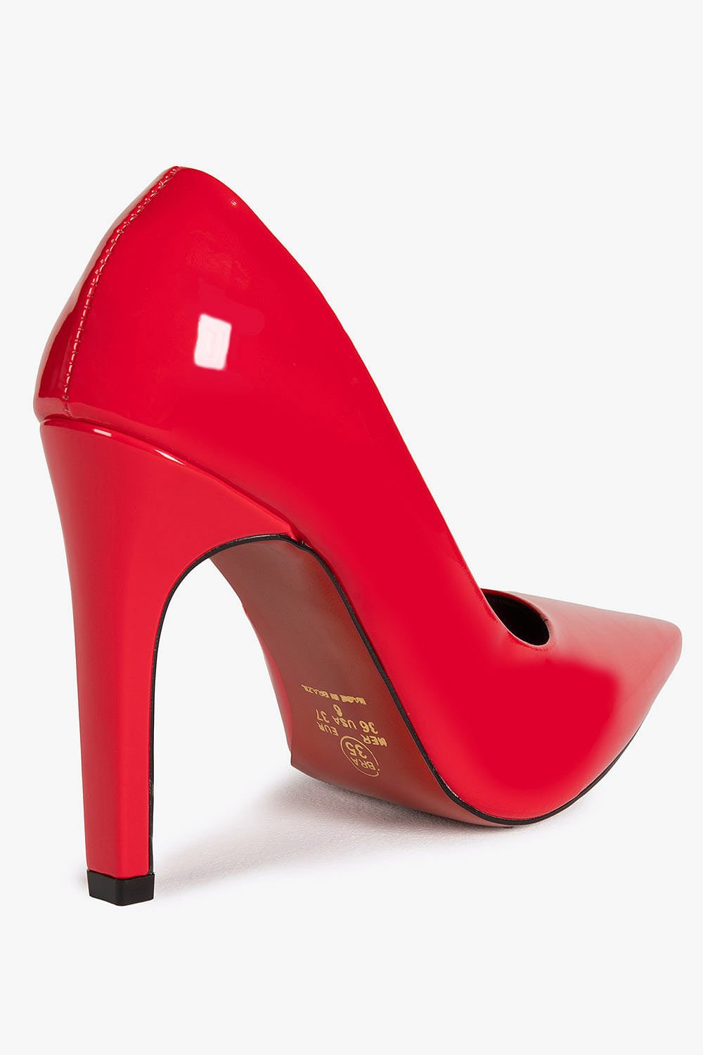 Scarpin Feminino Salto Alto Mundial Lucia Vermelho 2