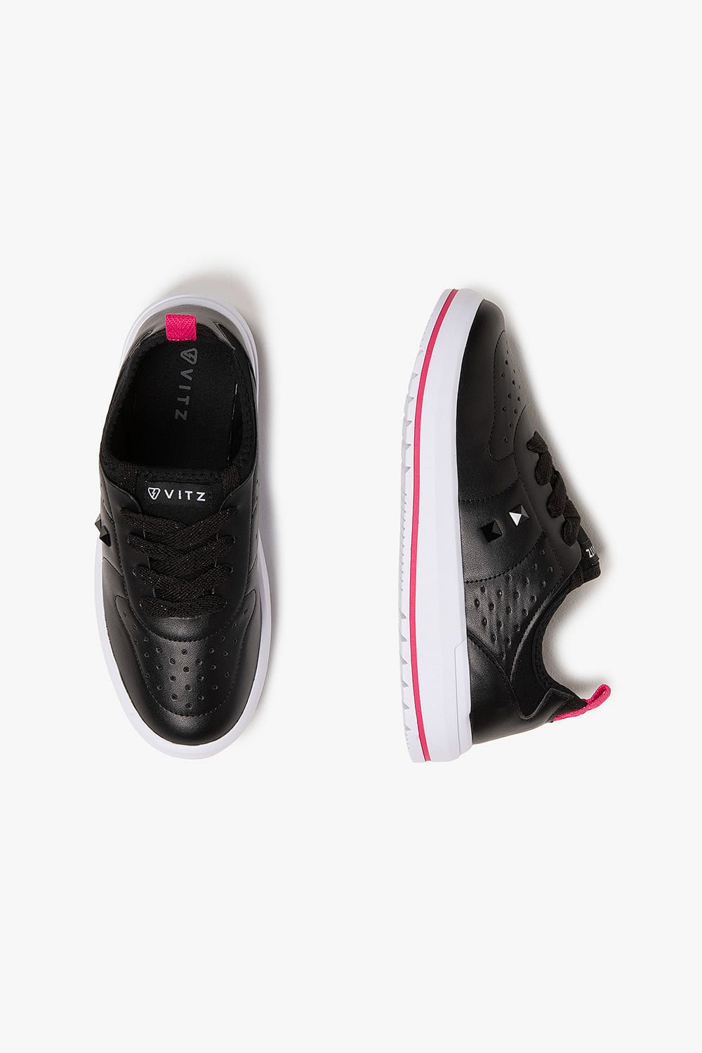 Tênis Casual Infantil Vitz Saria Preto 3