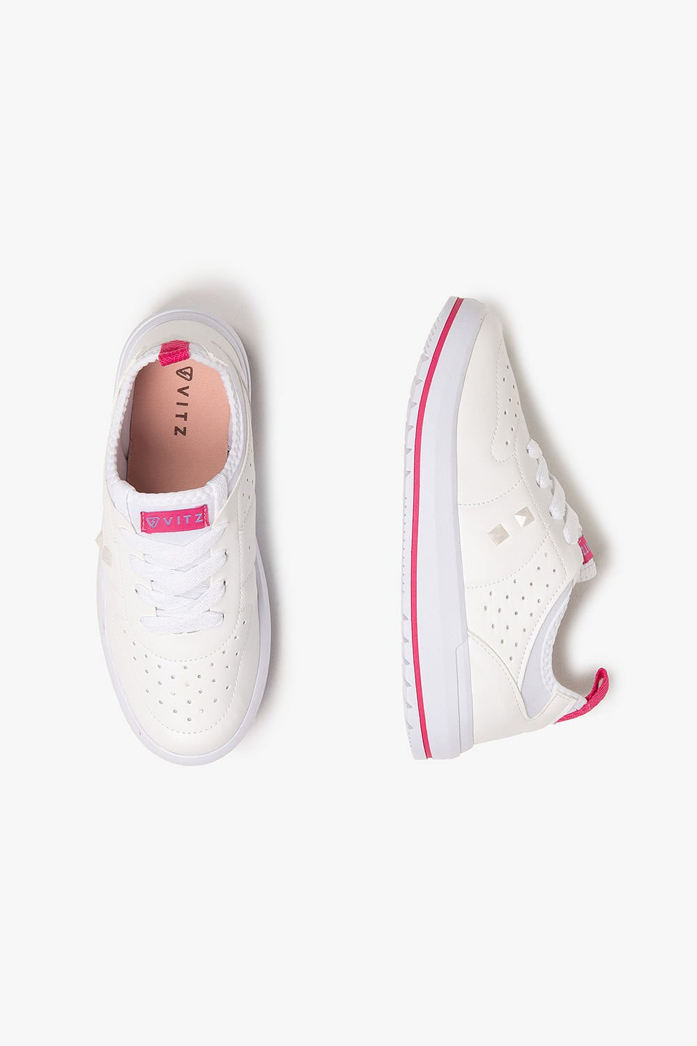 Tênis Casual Infantil Vitz Saria Branco 3