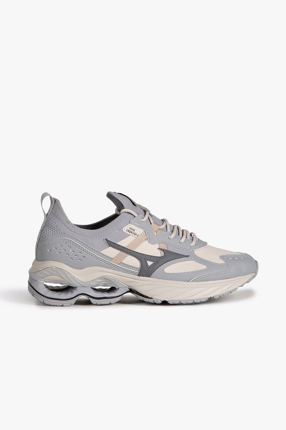 Tênis Mizuno Wave Frontier Beta Masculino Branco/Azul 2