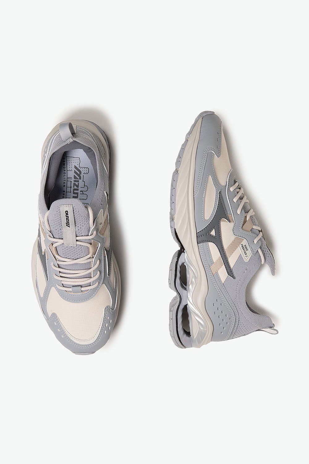 Tênis Mizuno Wave Frontier Beta Masculino Branco/Azul 6