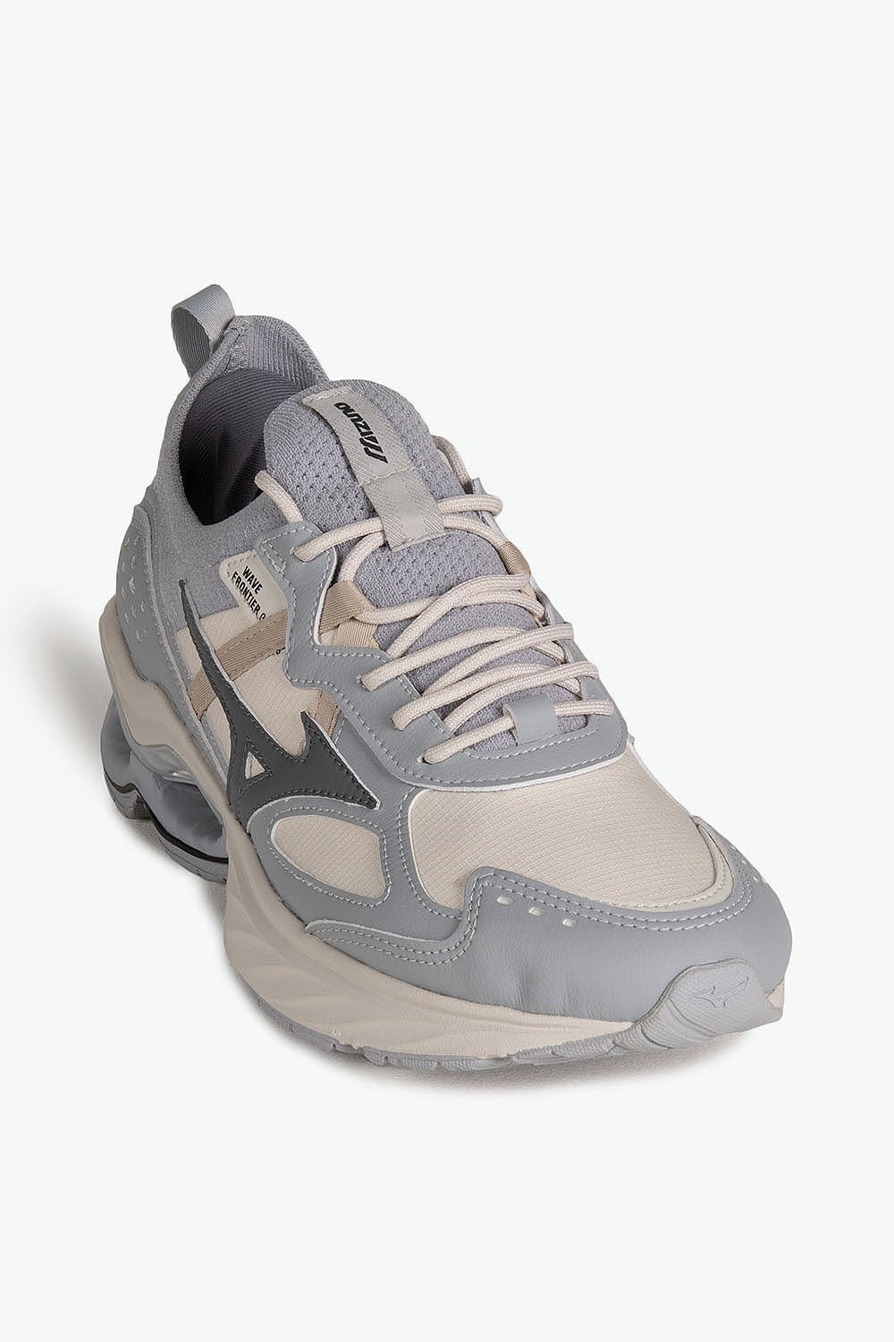 Tênis Mizuno Wave Frontier Beta Masculino Branco/Azul 8