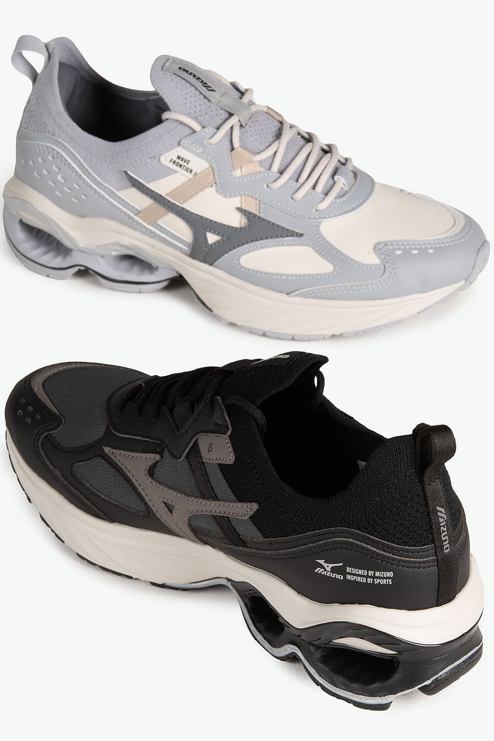 Tênis Mizuno Wave Frontier Beta Masculino Preto 2