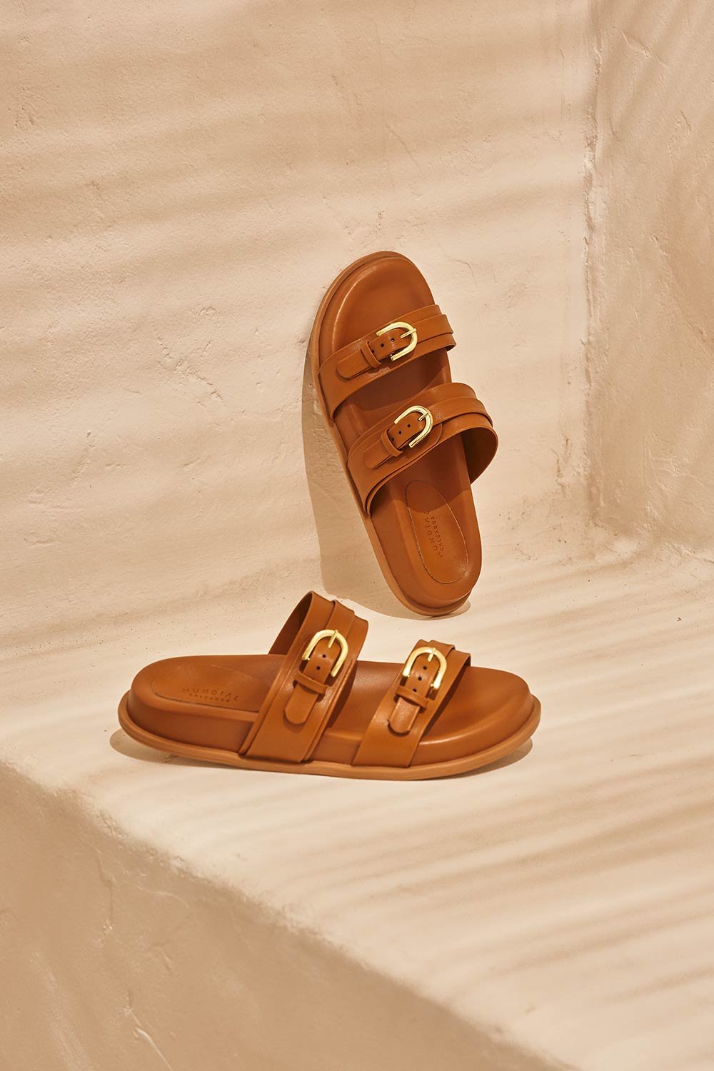 Tamanco Feminino Papete Mundial Anelise Caramelo 2