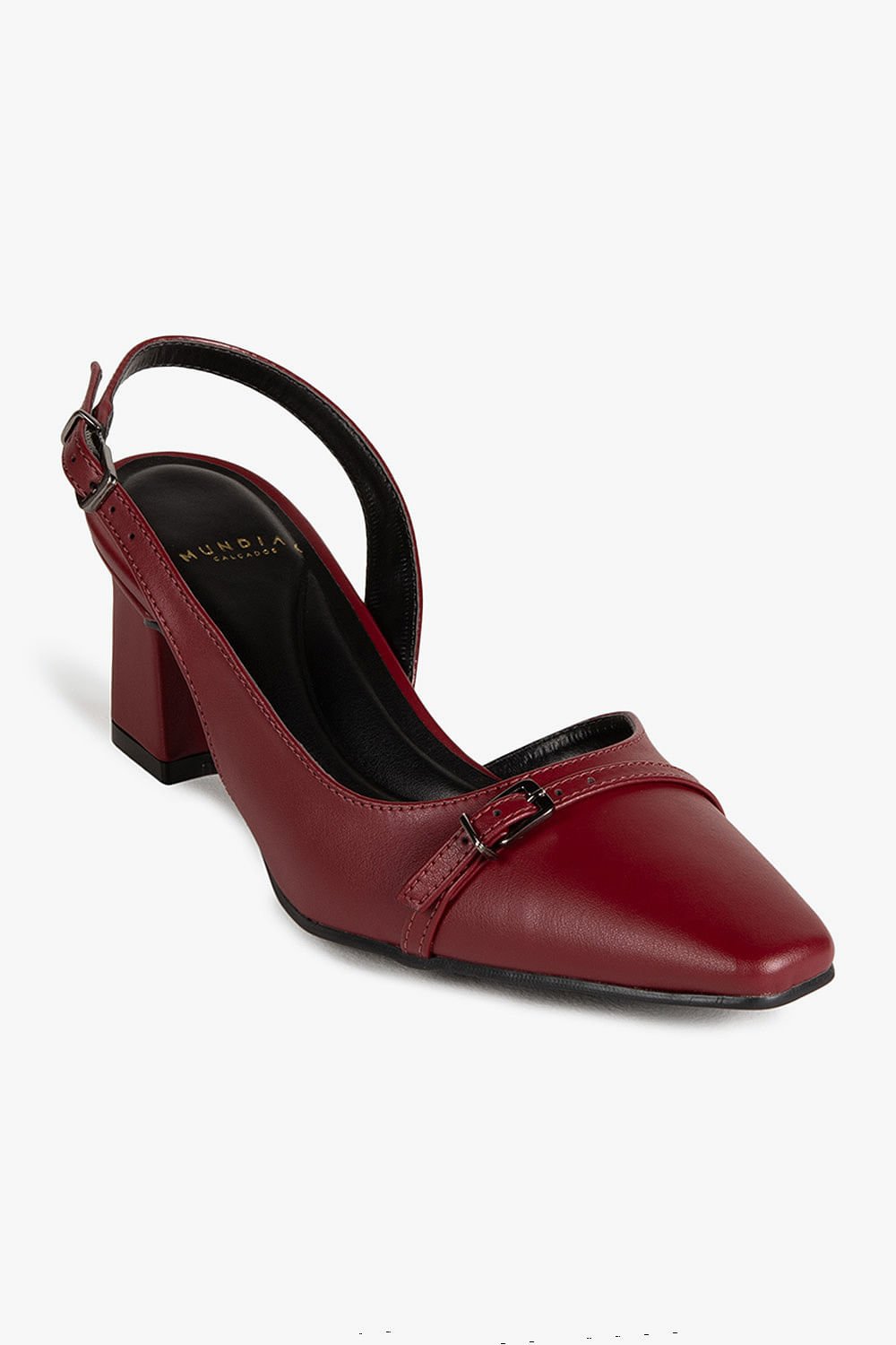 Scarpin Feminino Slingback Mundial Hailee Vermelho 4