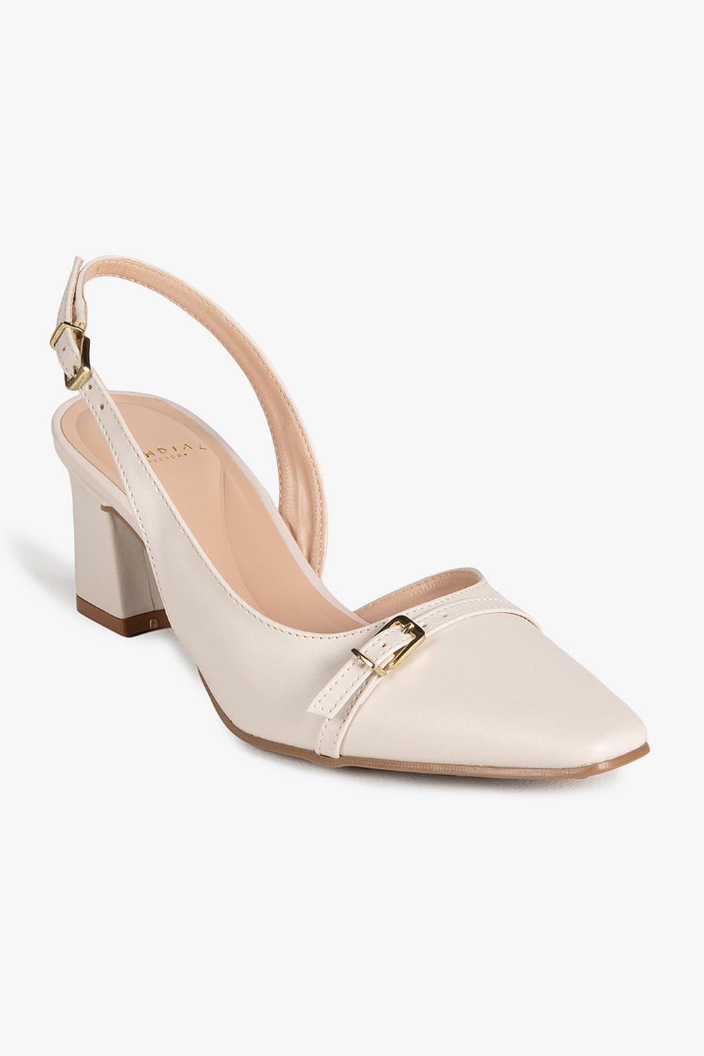 Scarpin Feminino Slingback Mundial Hailee Branco 4