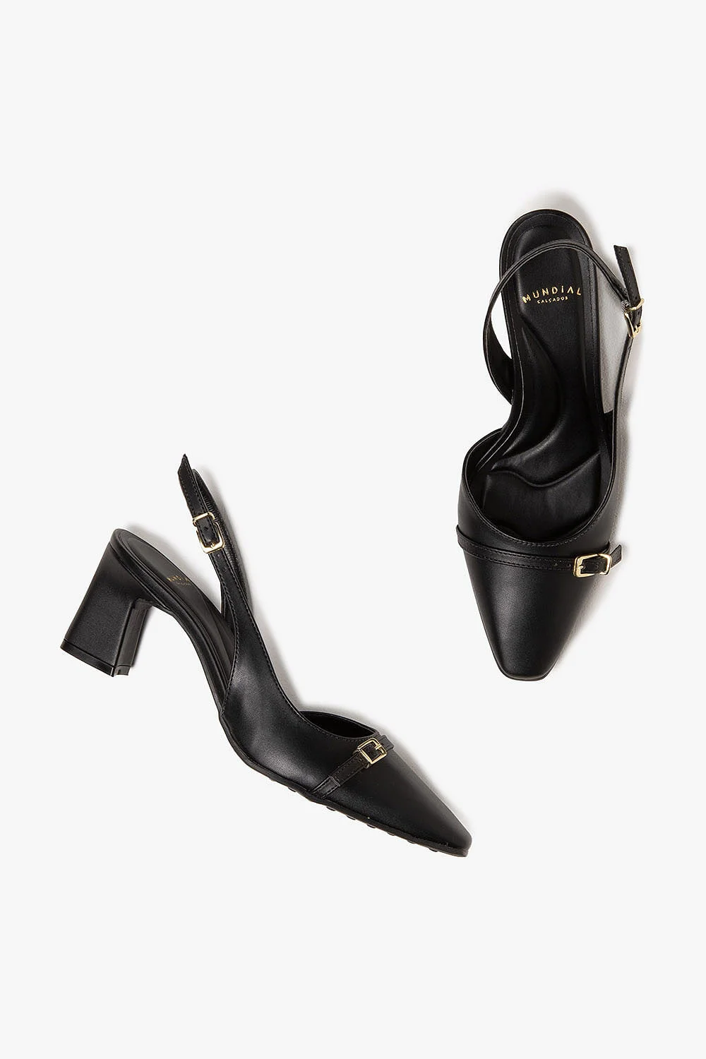 Scarpin Feminino Slingback Mundial Hailee Preto 3