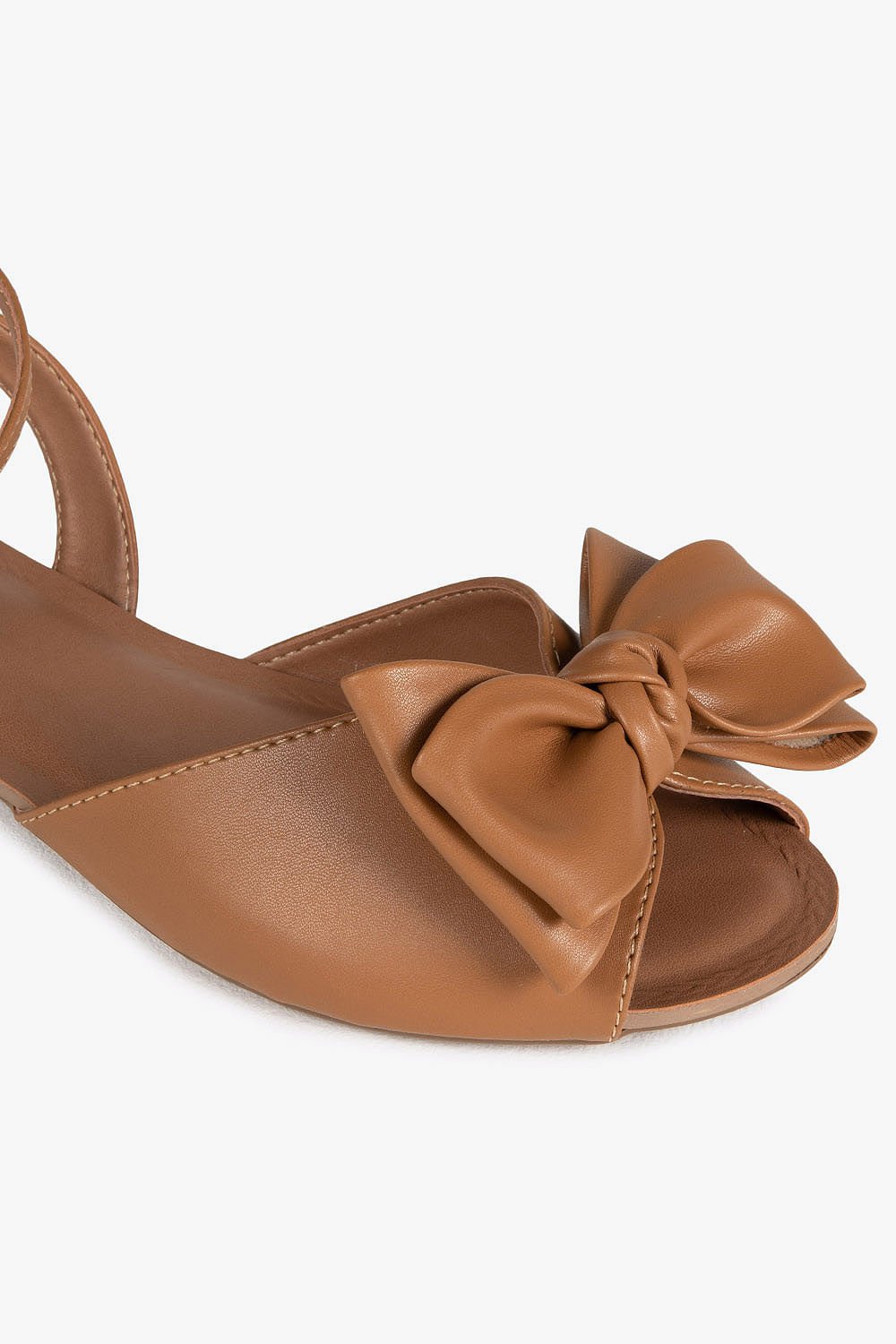 Sandália Feminina Rasteira Mundial Ross Marrom 2