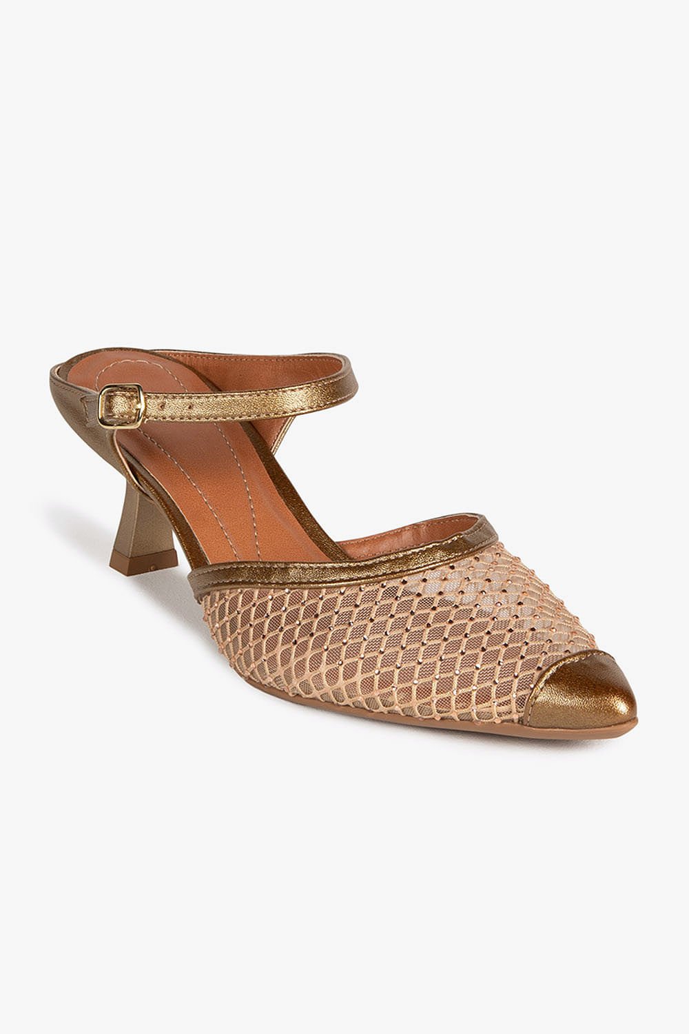 Tamanco Feminino Salto Médio Mundial Helany Dourado 4