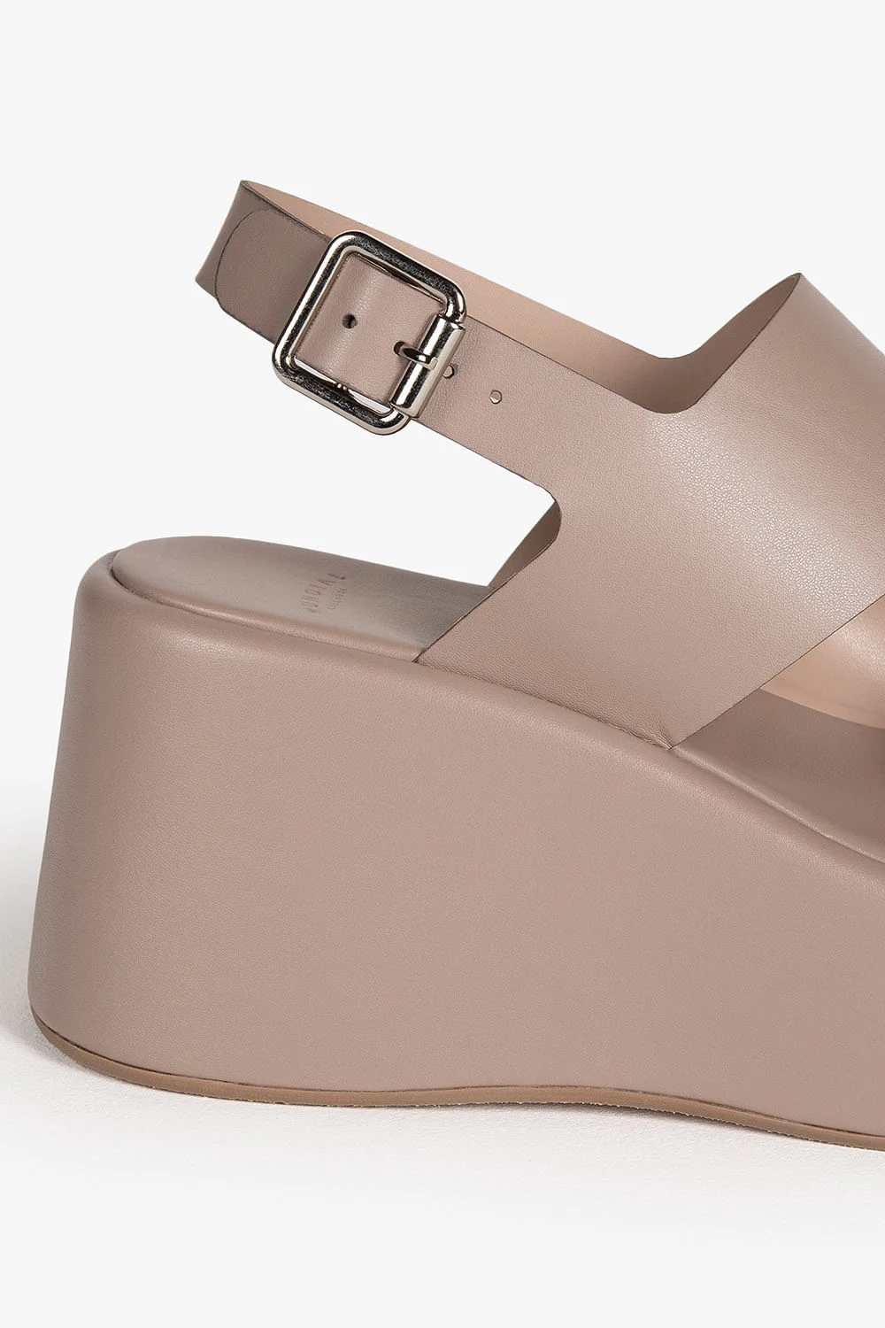 Sandália Feminina Anabela Mundial Clarise Cinza 3