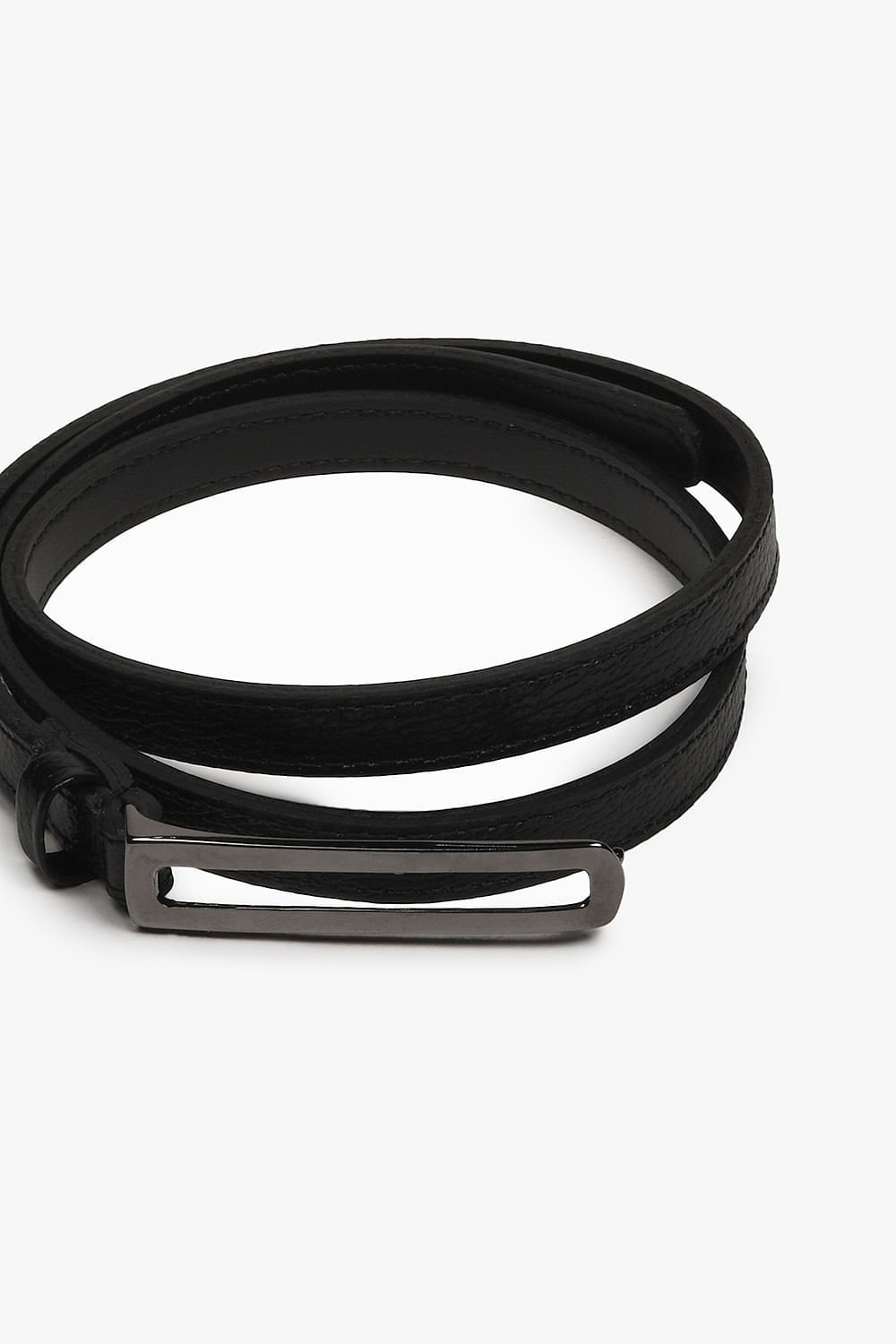Cinto Feminino Passional Stylo De Couro Preto 2