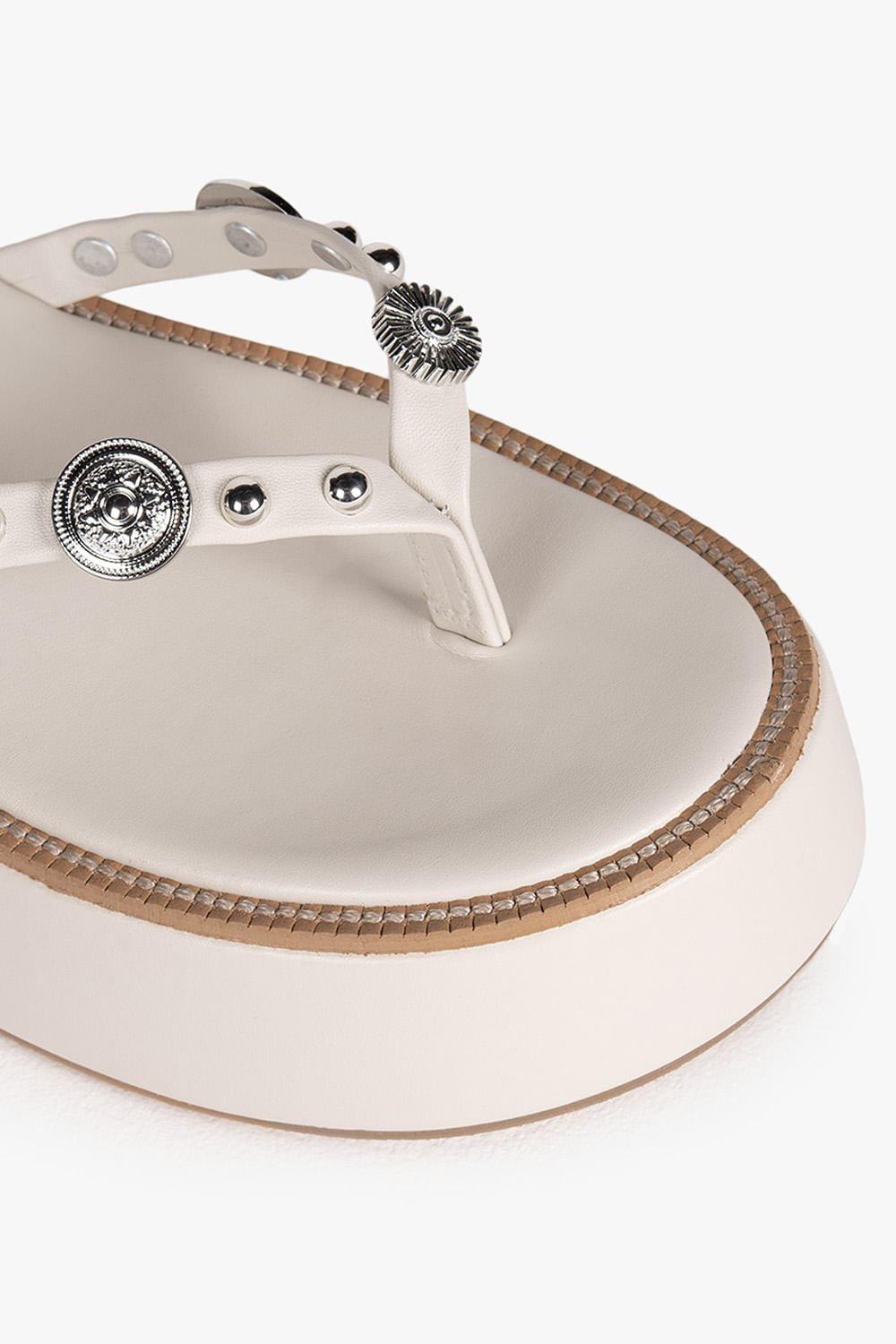 Sandália Feminina Flatform Mundial Danniela Branco 2