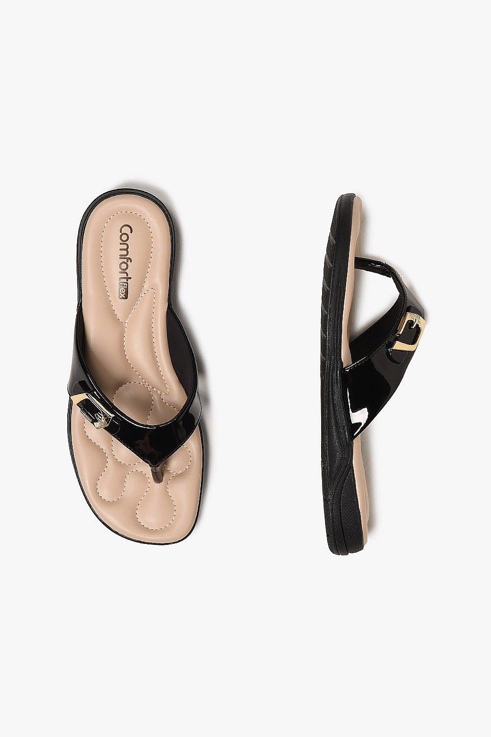 Chinelo Feminino Comfortflex Lidy Preto 3