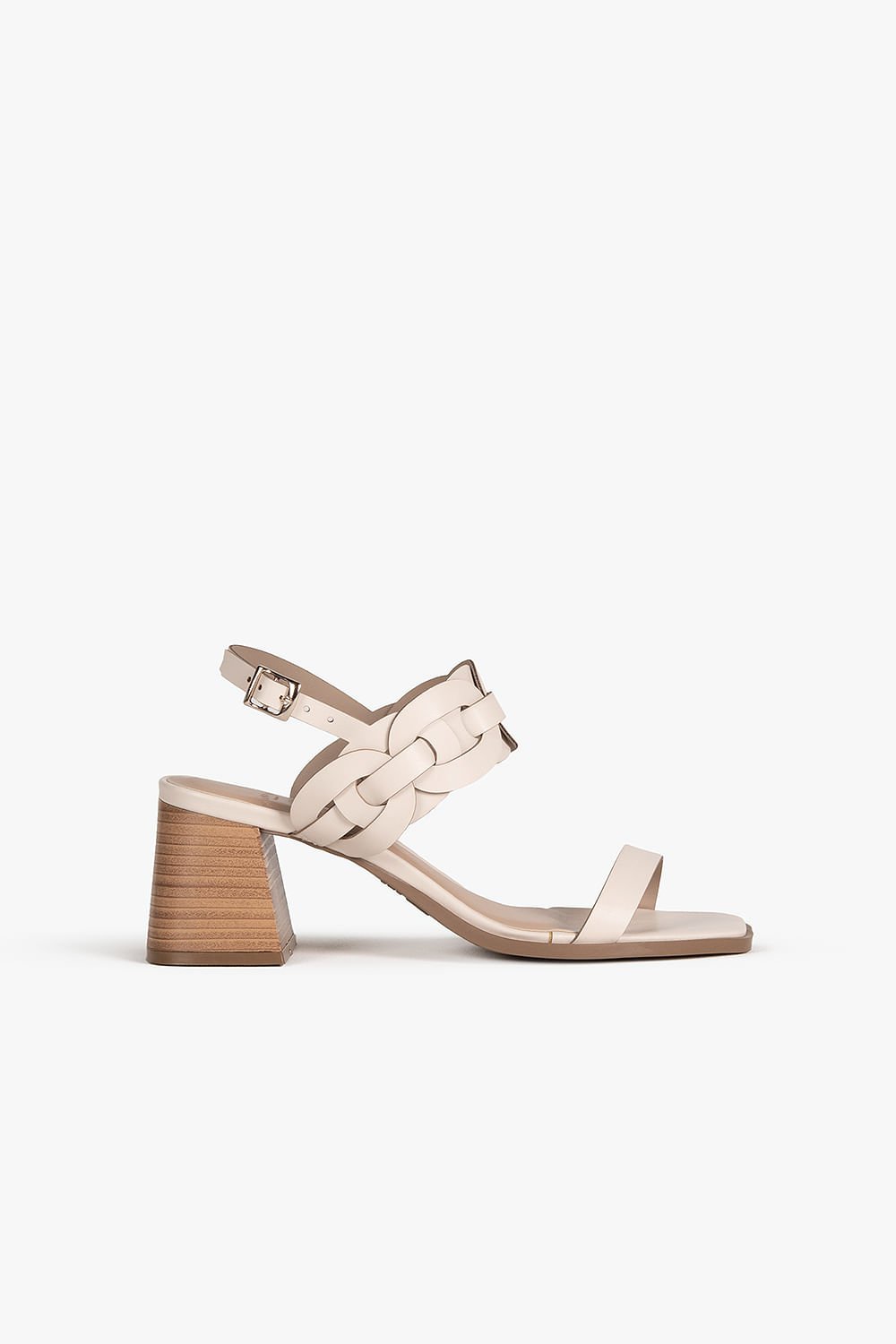 Sandália Feminina Salto Médio Mundial Sindy Branco 2