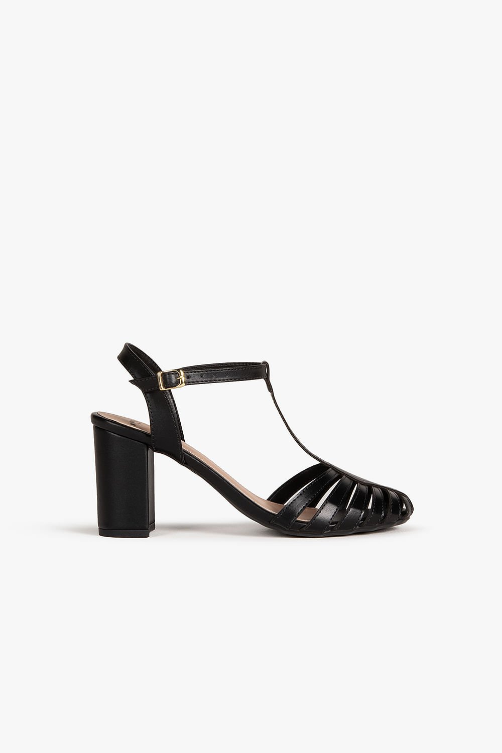 Sandália Feminina Salto Alto Mundial Flaryne Preto 1