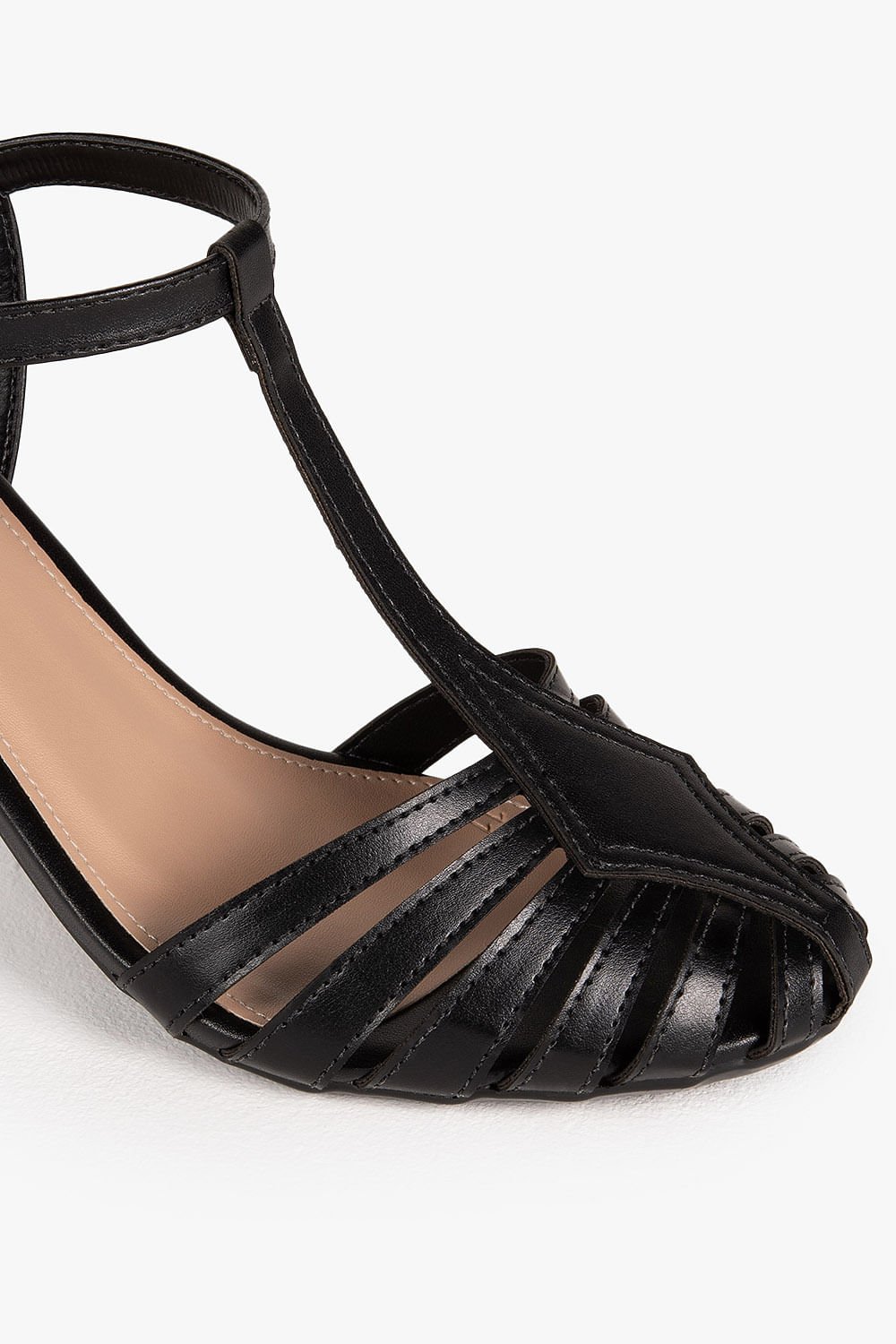 Sandália Feminina Salto Alto Mundial Flaryne Preto 2