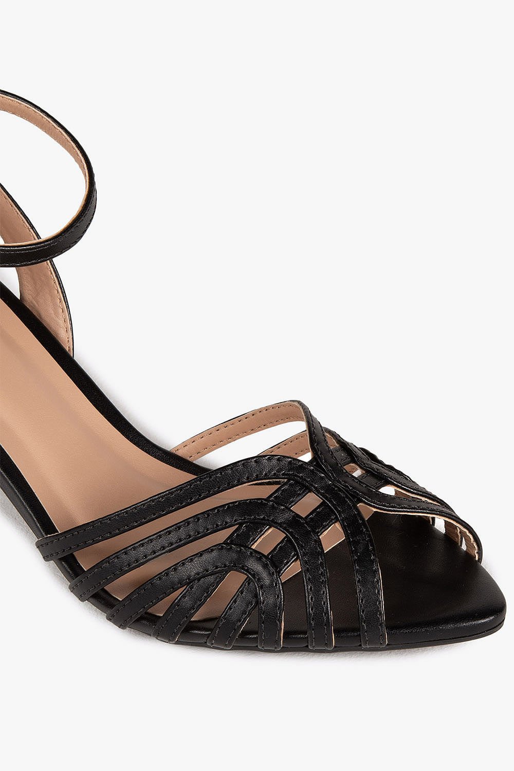 Sandália Feminina Salto Alto Mundial Larys Preto 2